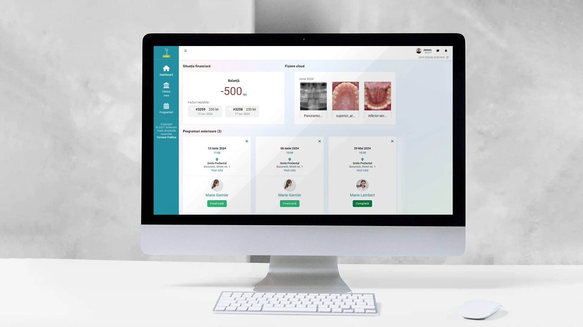 La función Aplicación para Pacientes del módulo de software {1}