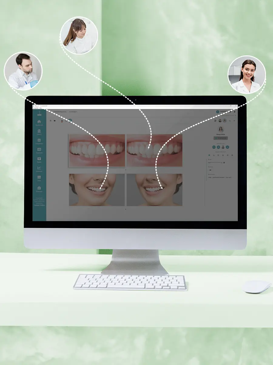 La función Colaboración interdisciplinaria del módulo de software {1}