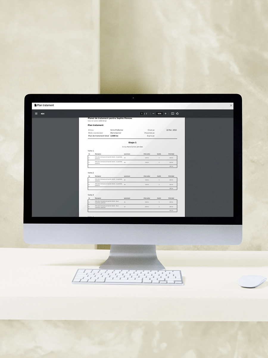 La función Impresión y Compartición del Plan del módulo de software {1}