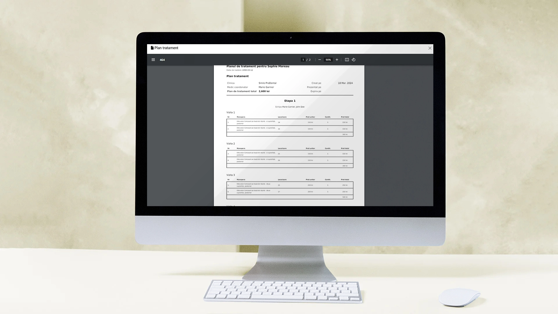 La función Impresión y Compartición del Plan del módulo de software {1}