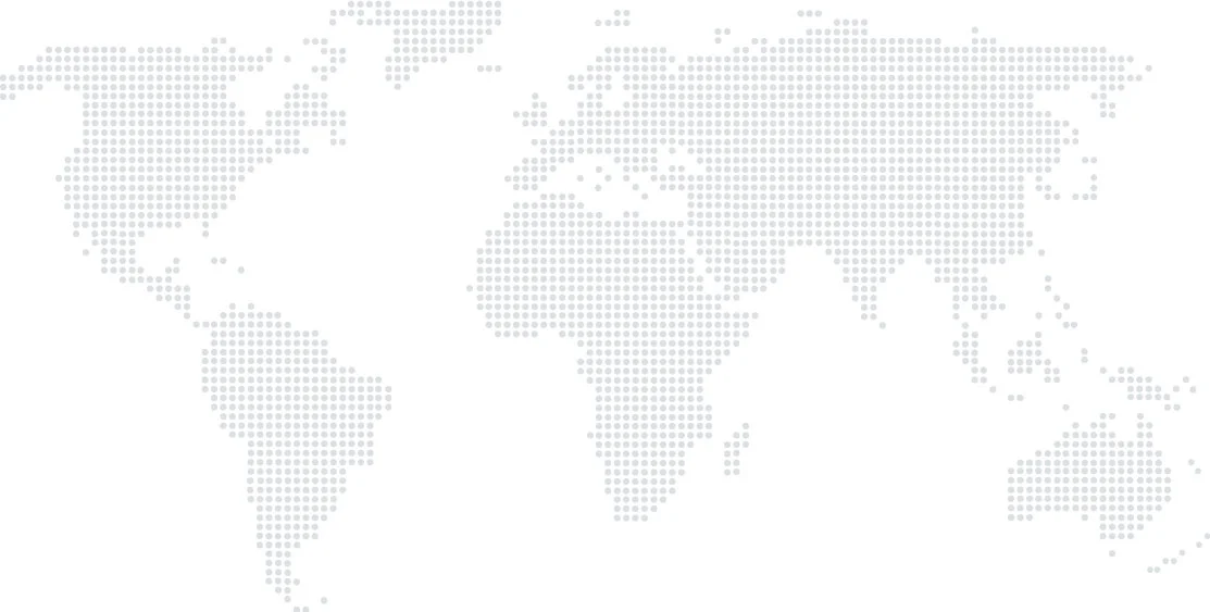 Carte du monde avec les domaines locaux de SmileSIM pour chaque pays